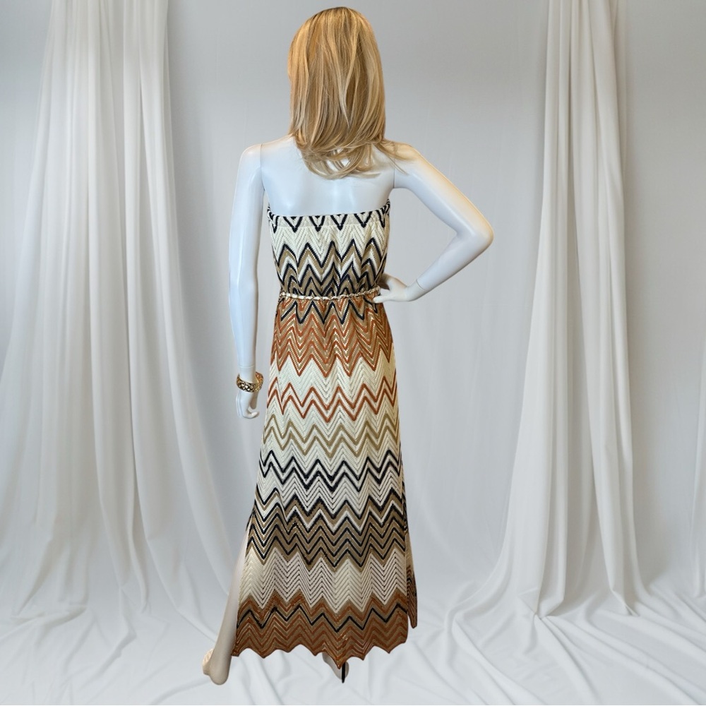 Mona B Chevron Print Maxi Sundress - Picture 5 of 9